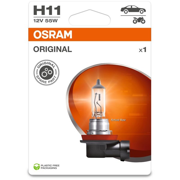 OSRAM Halogenlampa Osram H11 PGJ19-2 12V - P1982399 - 1982399