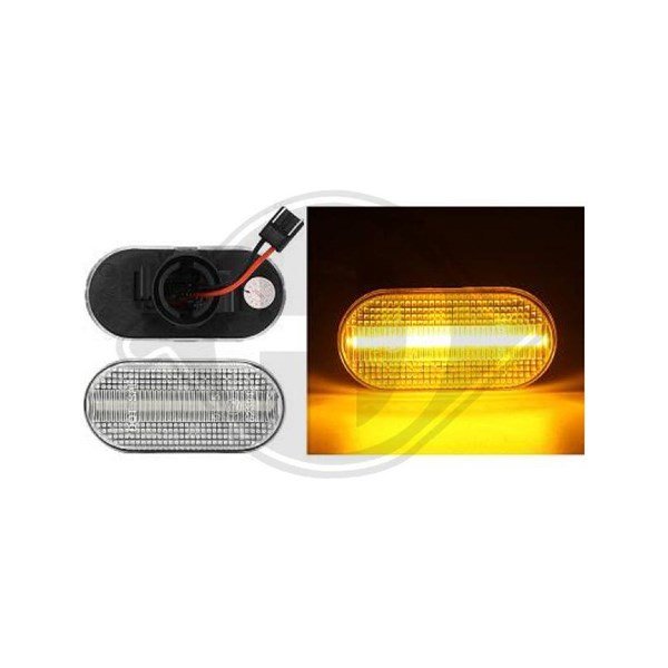 DIEDERICHS Blinkers, Höger fram, Vänster fram, Sidomon - P1995035 - renault