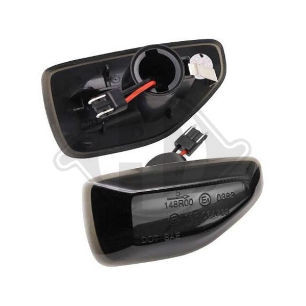 DIEDERICHS Blinkers, Höger fram, Vänster fram, Sidomon - P1995038 - dacia, renault