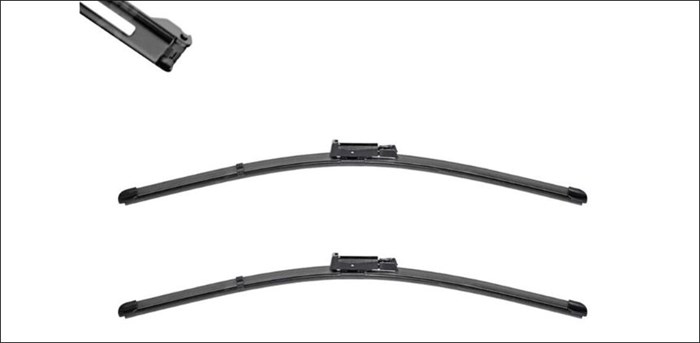 Torkarblad, Fram, Förarsida, Passagerarsida - P1999651 - seat altea, altea xl, toledo iii - OE 5P0 955 425 F, 5P0 955 425 G, 5P0 955 426 G