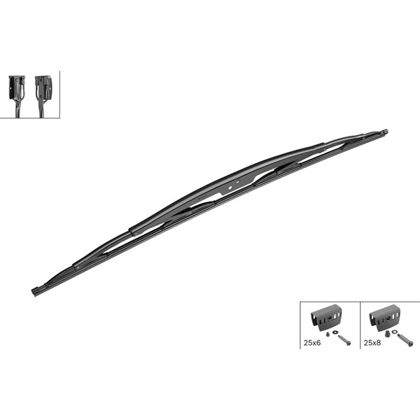 BOSCH Torkarblad, Fram - P2026853 - alfa romeo, audi, austin, bmw, cadillac, chevrolet, chrysler, citroën, dacia, daihatsu, dodge, ferrari, fiat, ford