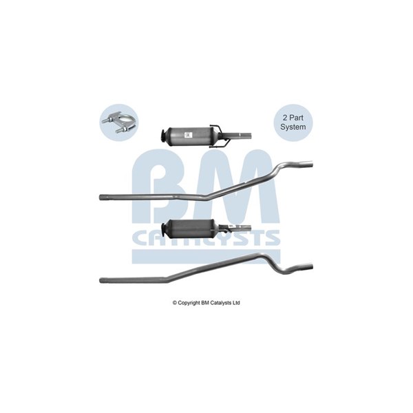 Dieselpartikelfilter - P2028048 - opel combo skåp/stor limousine, combo tour, vauxhall combo mk ii, combo tour mk ii - OE 55557838, 5854444, 93197534