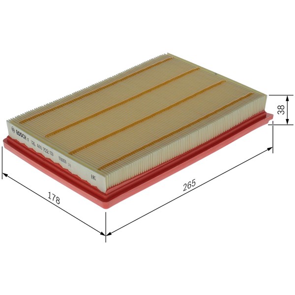 BOSCH Luftfilter - P2118730 - mercedes-benz - OE 654 094 15 00, A 654 094 15 00
