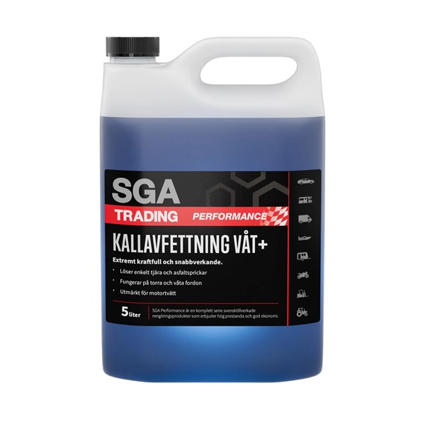 SGA TRADING Performance Kallavfettning VÅT+ 5L - P2127911 - 2127911