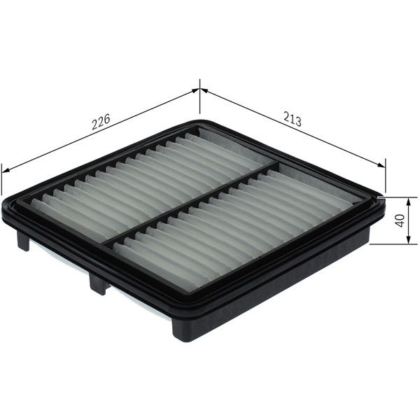 BOSCH Luftfilter - P2130516 - mazda cx-3 - OE MA-5655, PEHH-13-3A0 9A, PEHH133A0