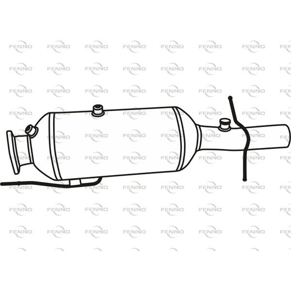 Dieselpartikelfilter, Mitt - P2135904 - ford transit v363 buss, transit v363 flak/chassi, transit v363 skåp - OE 1817575, 1825279, 1840310