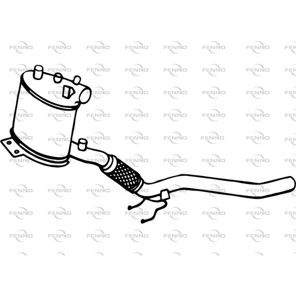Dieselpartikelfilter - P2135917 - audi, seat, skoda, vw - OE 6R0254700EX, JZW254702X