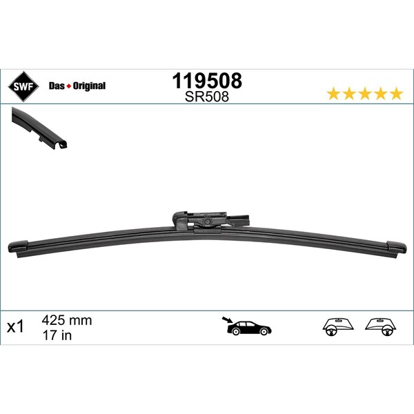 Torkarblad, Bak - P2146548 - land rover, mercedes-benz, vw - OE 0018203845, 18203845, A0018203845