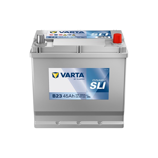 VARTA STARTBATTERI VARTA DYN SLI B23 12V 45AH 300A 12V - P2160994 - citroën, dacia, hyundai, mazda, nissan, peugeot, piaggio, renault, rover, saab, sk