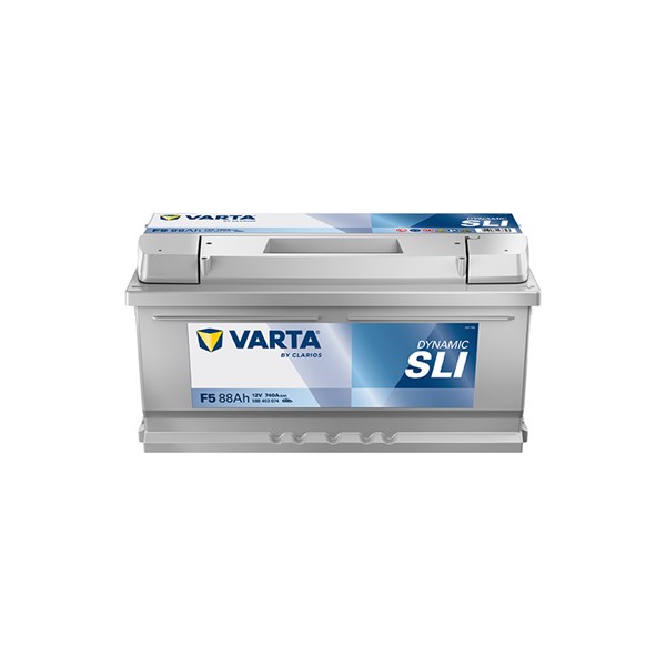 VARTA STARTBATTERI VARTA DYN SLI F5 12V 88AH 740A 12V - P2160998 - maserati, opel, vauxhall, volvo - OE 02C2P24168, 1135514, 1201305