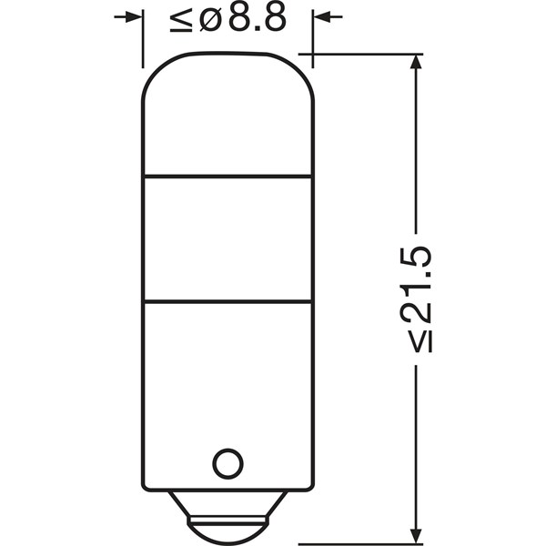 OSRAM Glödlampa, innerbelysning 12V, Bak - P2160628 - alfa romeo, audi, jaguar, lada, mercedes-benz, opel, renault, saab, vauxhall, vw
