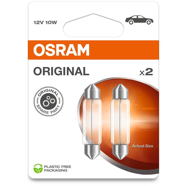 OSRAM Glödlampa, innerbelysning, Fram, Bak, Fram eller - P2160630 - alfa romeo, alpina, audi, bmw, chevrolet, citroën, daewoo, daihatsu, dodge, fiat,