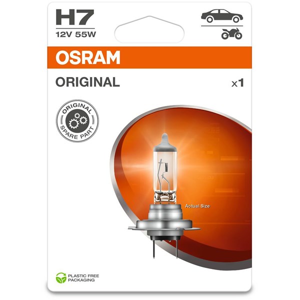 OSRAM Glödlampa, fjärrstrålkastare 12V - P2160638 - alpina, audi, bmw, ford, land rover, mercedes-benz, mitsubishi, porsche, renault, renault trucks,