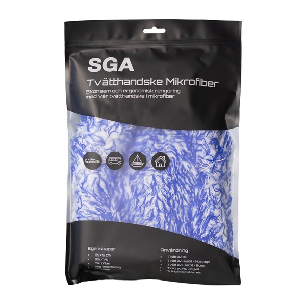 SGA TRADING SGA Tvätthandske Mikrofiber - P2165244 - 2165244